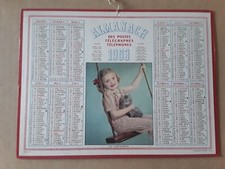 Calendrier ptt almanach d'occasion  France