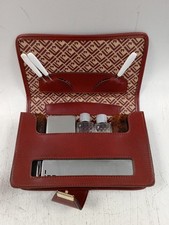 Vintage leather travel for sale  RUGBY