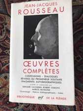 Pléiade jean jacques d'occasion  La Rochelle
