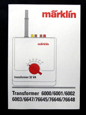 Märklin operating instruction d'occasion  Expédié en Belgium