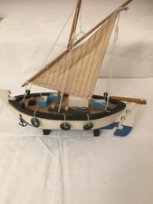Schönes fischerbootmodell hol gebraucht kaufen  Groß Kreutz