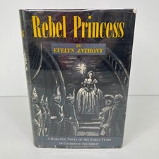 Rebel Princess by Evelyn Anthony Romantic Novel Catherine Great Book 1953 HC comprar usado  Enviando para Brazil