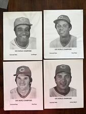 Fotos dos Campeões Mundiais de 1976 Cincinnati Reds Rose/Joe Morgan/Tony Perez/Banco, usado comprar usado  Enviando para Brazil