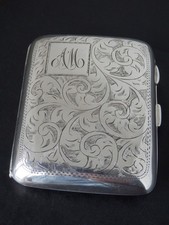sterling silver cigarette case for sale sterling silver cigarette case for sale  FORDINGBRIDGE