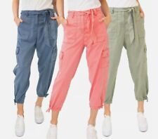 Womens cropped cargo for sale  UK
