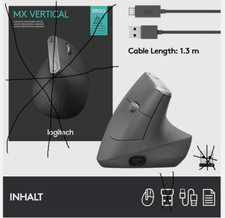 Logitech vertical ergonomische gebraucht kaufen  Karlsruhe