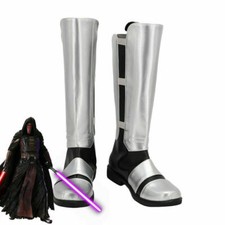 Botas Star Wars Darth Revan sapatos PU feitos sob medida fantasia quadrinhos Paty cosplay comprar usado  Enviando para Brazil
