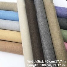 1M Selbstklebend Leinen Stoff DIY Tapete Polster Handarbeiten Möbel Material comprar usado  Enviando para Brazil