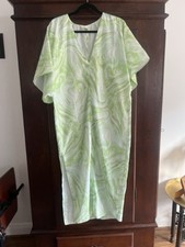 Green swirl satin for sale  REDHILL