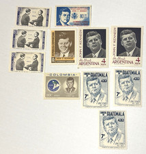 SELLOS JFK DE CENTROAMÉRICA Y SUDAMÉRICA MNH segunda mano  Embacar hacia Mexico