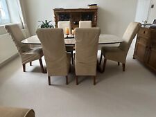 ivory leather dining chairs for sale ivory leather dining chairs for sale FARNHAM