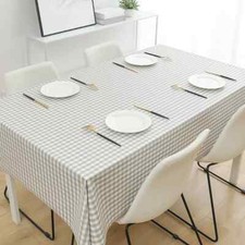 Toalha de mesa quadrada retangular de PVC plástico à prova de óleo capas de mesa limpáveis comprar usado  Enviando para Brazil