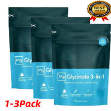 Magnésio; Glicinato-3 em 1-Complexo, 1800mg Magnesiu- Suplementos de Alta Absorção comprar usado  Enviando para Brazil