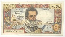 Billet banque 5000 d'occasion  La Colle-sur-Loup