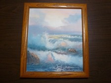 Vintage oil painting for sale  Stockton
