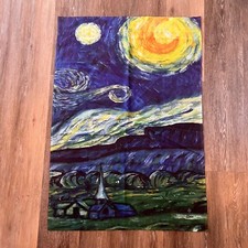 Bandeira de jardim decoração externa noite estrelada Vincent Van Gogh 38x27” banner de arte comprar usado  Enviando para Brazil