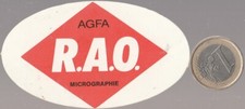 Autocollants. agfa rao. d'occasion  Aucamville