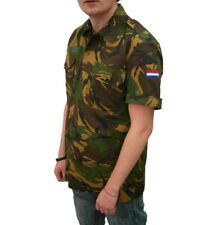 Usado, Vintage 90s-00s Dutch Army camo short sleeve shirt military camouflage woodland comprar usado  Enviando para Brazil
