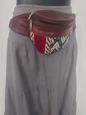 Antique brown leather for sale  LONDON