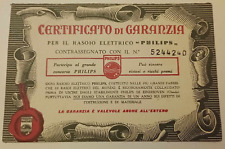 Certificato rasoio philips usato  Crescentino