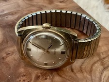 Antigo relógio elétrico Timex masculino tom dourado , usado comprar usado  Enviando para Brazil