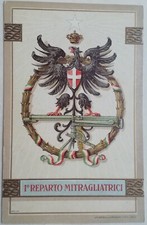 Cartolina reparto mitragliatri usato  Roma
