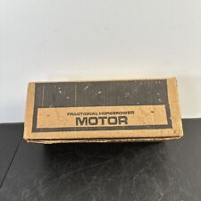 Fractional horsepower motor.mo for sale  Macclenny