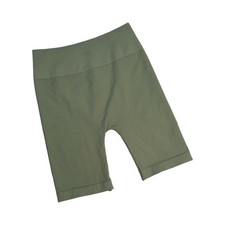 Shorts de bicicleta Nikibiki feminino cintura alta sem costura com nervuras verde tamanho único comprar usado  Enviando para Brazil