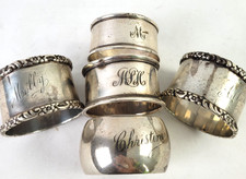 Sterling silver 5xpcs for sale  MILTON KEYNES