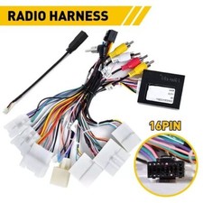Arnés de alimentación de radio estéreo para automóvil cable adaptador soporte JBL AMP para Toyota segunda mano  Embacar hacia Mexico