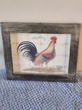 Rustic rooster wall for sale  Vail