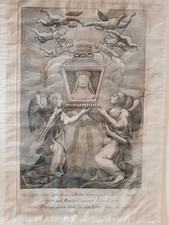 Reliquia Cabeza Santa Catalina Duomo Siena Acuafuerte Original Estampa Antigua comprar usado  Enviando para Brazil