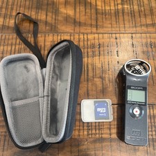 Gravador digital portátil Zoom H1 prático com adaptador micro SD de 2 GB e estojo comprar usado  Enviando para Brazil