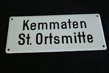 Altes emailschild kemmaten gebraucht kaufen  Bamberg