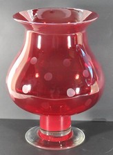 Hurricane vase ruby for sale  Westminster