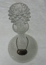 Vintage crystal glass for sale  MANSFIELD