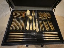 Karat vergoldetes besteck gebraucht kaufen  Greven