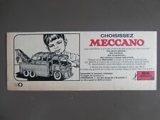 Publicité meccano camion d'occasion  Calonne-Ricouart