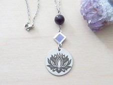 Collier pendentif fleur d'occasion  Mâcon