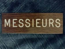Ancienne plaque signalétique d'occasion  La Bruffière