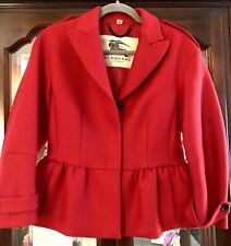 red wool jacket burberry for sale  Bronx