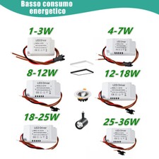 LED Driver 300mA Adattatore 12V24V Trasformatore Alimentatore 3W 12W 18W 25W 36W comprar usado  Enviando para Brazil