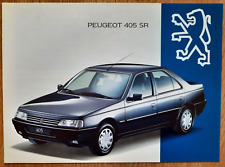 Folheto grego de vendas de carros PEUGEOT 405 SR da Grécia. Catálogo/literatura, usado comprar usado  Enviando para Brazil