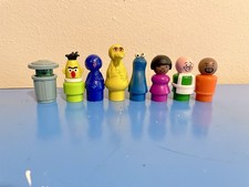 Vintage Fisher Price Little People 8 Ulica Sezamkowa na sprzedaż  Wysyłka do Poland