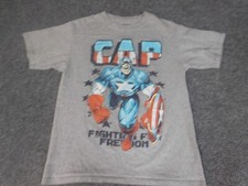 Camisa masculina Capitão América cinza médio gráfico Marvel comprar usado Camisa masculina Capitão América cinza médio gráfico Marvel comprar usado  Enviando para Brazil