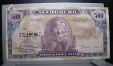 Banconota disney paperdollari usato  Sermide e Felonica