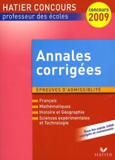 Hatier concours annales d'occasion  France