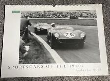 Motorsport 2001 calendar for sale  KIDDERMINSTER
