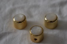 Gold guitar knobs for sale  CORBY