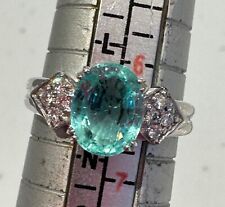 Oval cut paraiba for sale  MANCHESTER